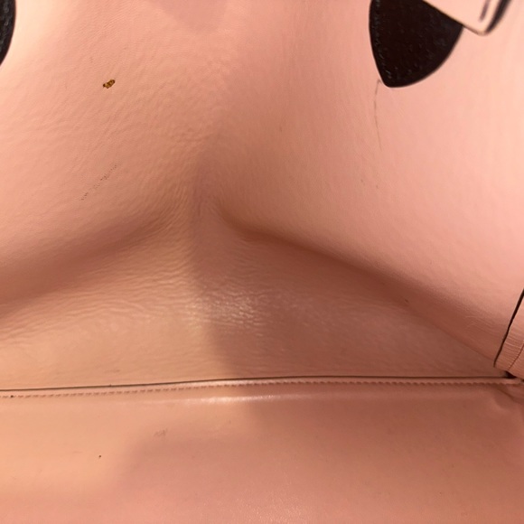 Kate spade pebble black and pink tote bag - Picture 3 of 5
